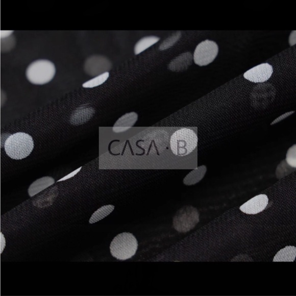 NEW to CASA B💫| Emerson Semi Sheer Polka Dot Maxi Dress - Picture 7 of 9